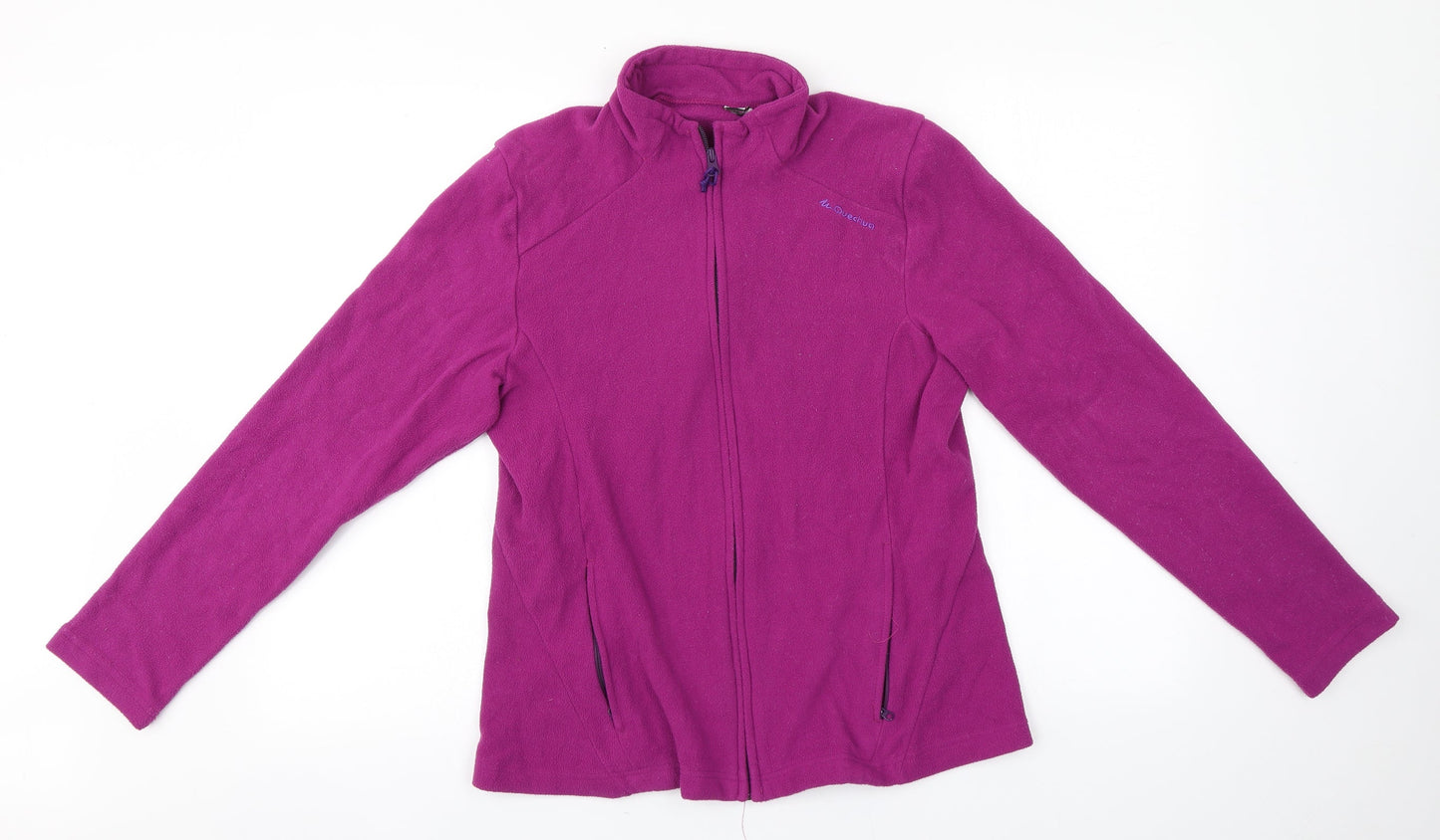 Womens UK Size  Quechua Pink Full Zip Jumper