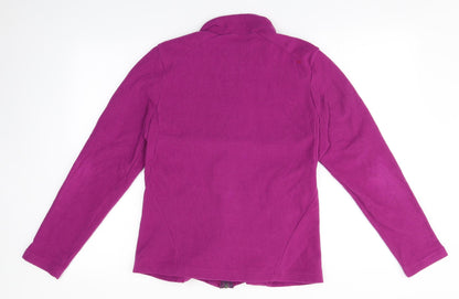 Womens UK Size  Quechua Pink Full Zip Jumper