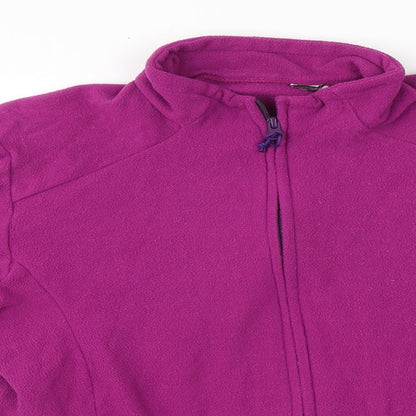 Womens UK Size  Quechua Pink Full Zip Jumper