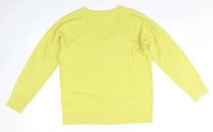 Womens UK Size 14 NEXT Green Pullover Jumper