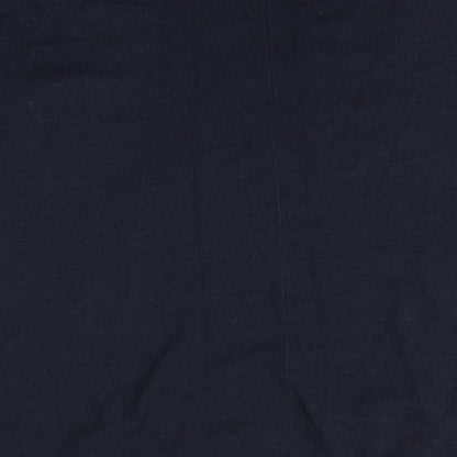 Marks and Spencer Mens Blue V-Neck  Acrylic Pullover Jumper Size L