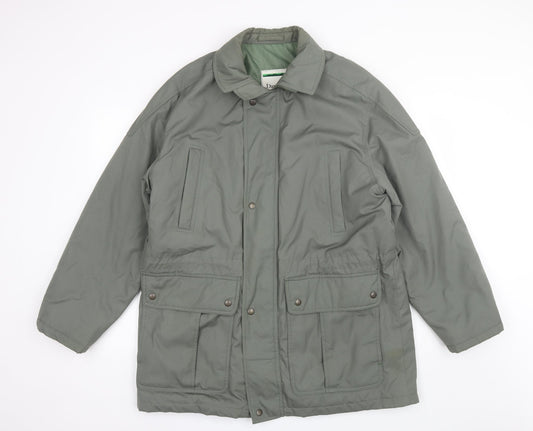 Womens UK Size 42 Dannimac Green Overcoat