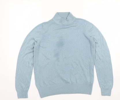 Womens UK Size 12 Marks and Spencer Blue Pullover Jumper