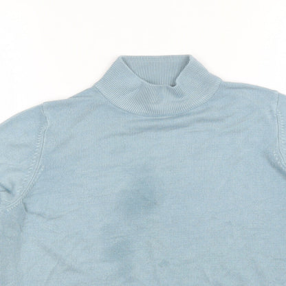 Womens UK Size 12 Marks and Spencer Blue Pullover Jumper