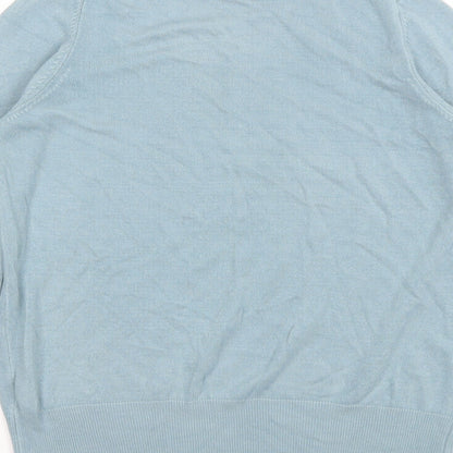 Womens UK Size 12 Marks and Spencer Blue Pullover Jumper