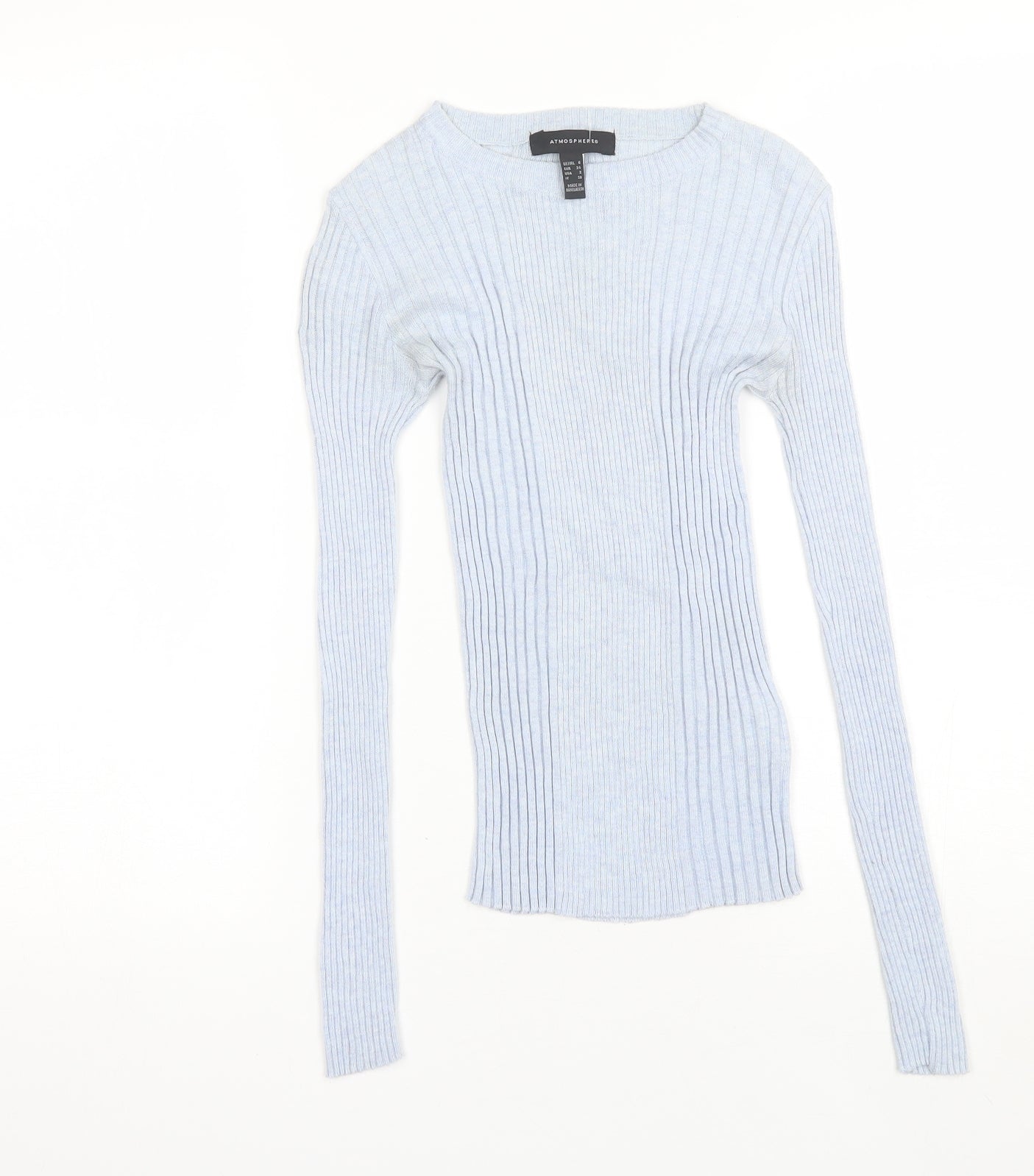 Womens UK Size 6 Atmosphere Blue Pullover Jumper