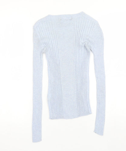Womens UK Size 6 Atmosphere Blue Pullover Jumper