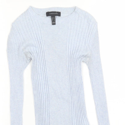 Womens UK Size 6 Atmosphere Blue Pullover Jumper