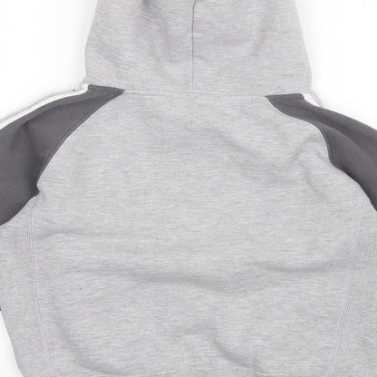 St Bernard Boys Grey  Cotton Pullover Hoodie Size 7 Years