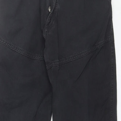 WRC Mens Black  Cotton Blend Trousers  Size 30 in L28 in Regular