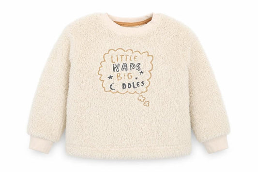 George Boys Beige Round Neck  Polyester Pullover Jumper Size 3-4 Years