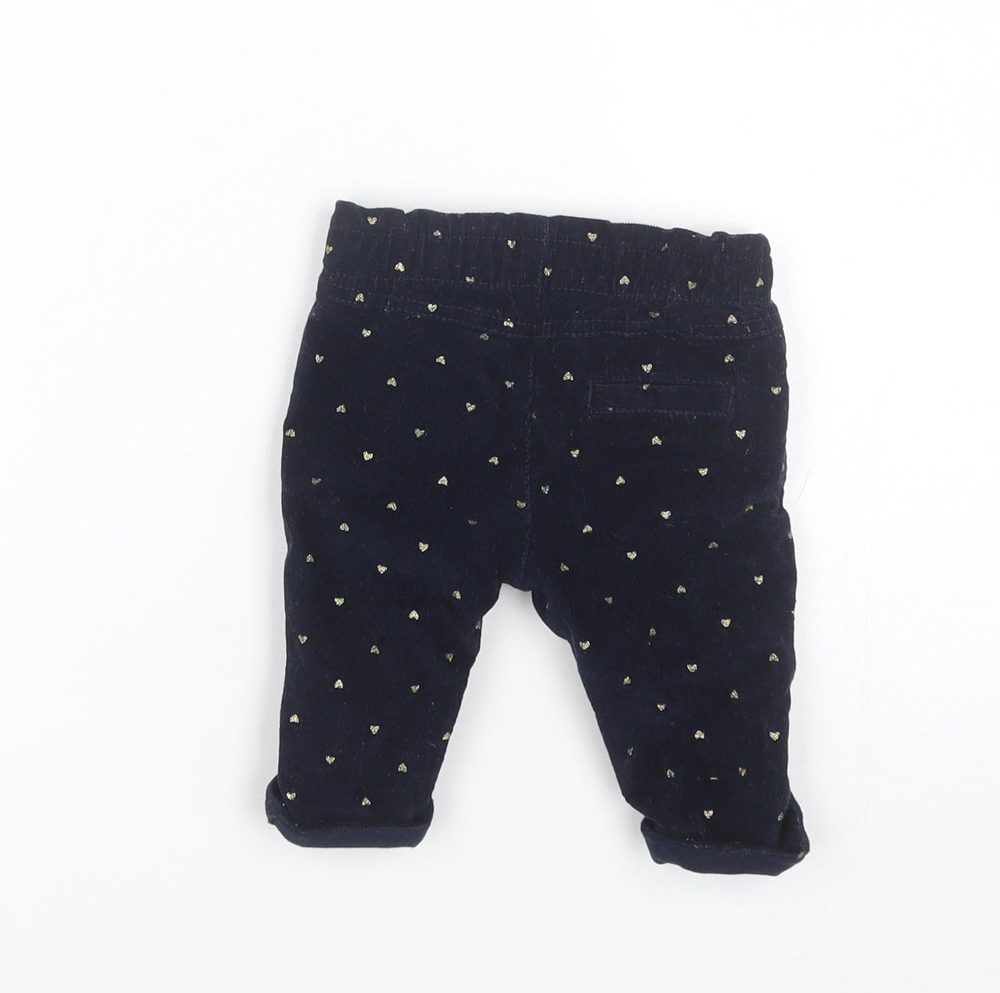 Primark Baby Blue  Cotton Jogger Trousers Size 0-3 Months