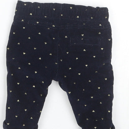 Primark Baby Blue  Cotton Jogger Trousers Size 0-3 Months