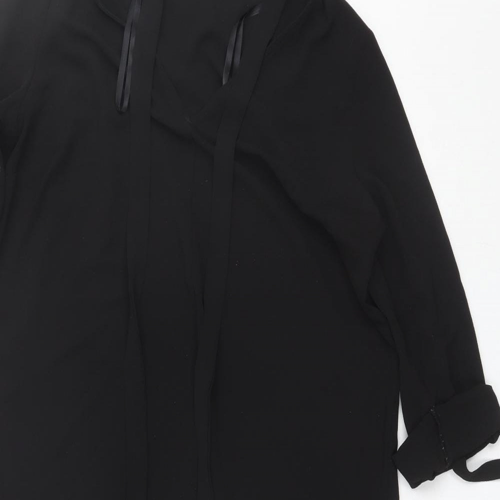 Atmosphere Womens Black  Viscose Shift  Size 10  V-Neck