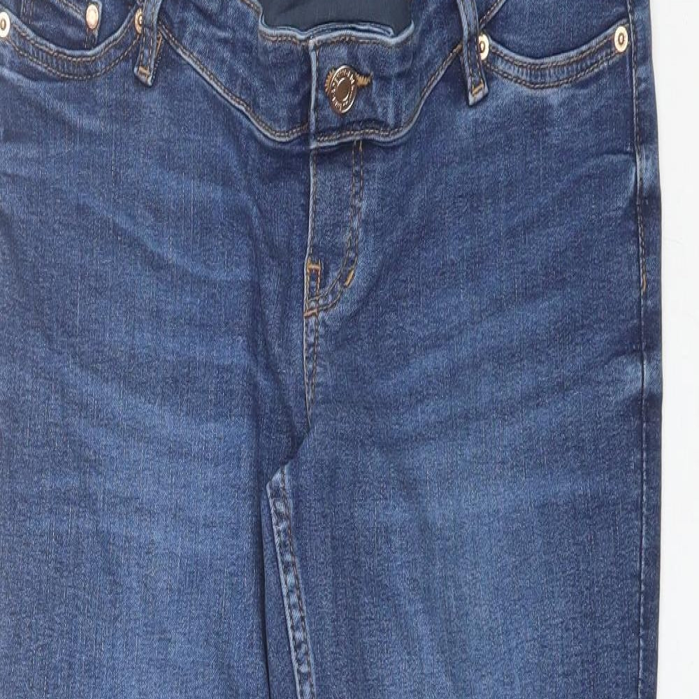 Womens UK Size M H&M Regular Fit Skinny Blue Jeans