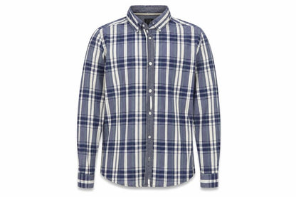 Mens UK Size L ACW85 Blue  Button-Up Long Sleeve Casual Shirt