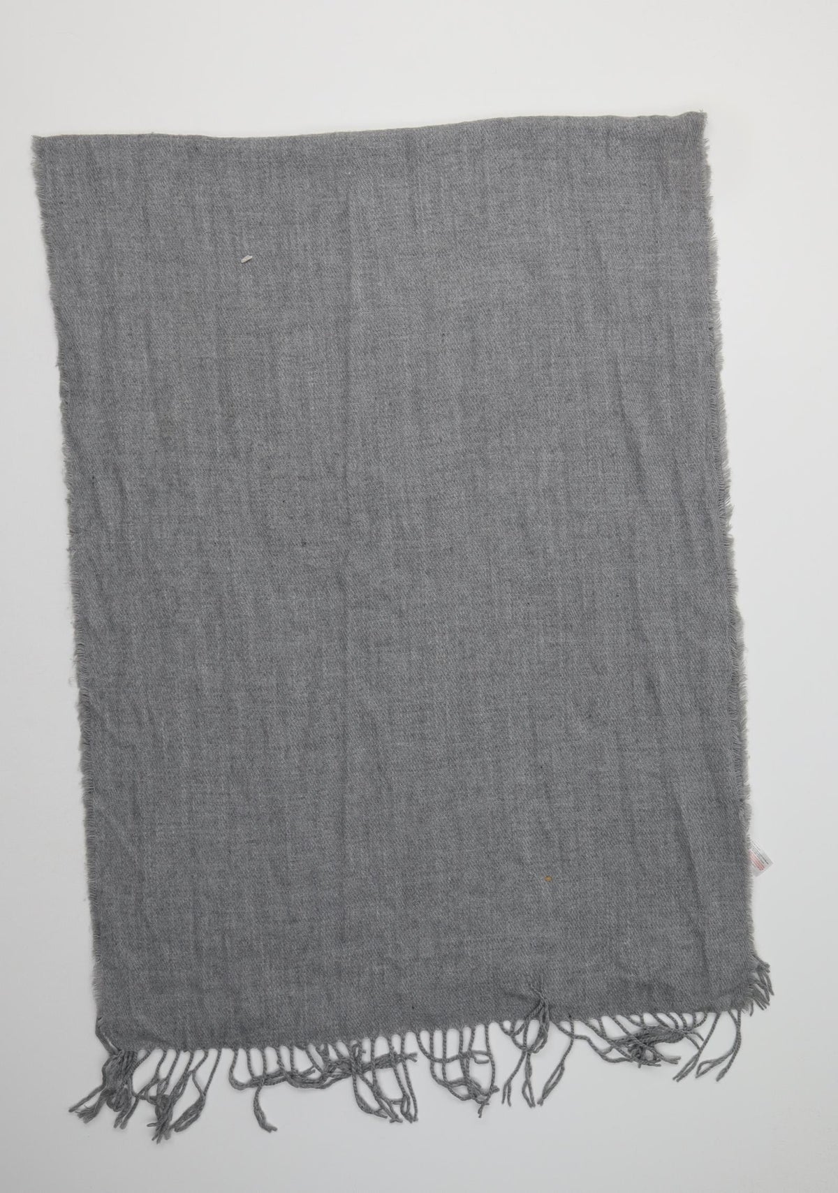 Additional front view of Primark women’s grey acrylic shawl/wrap
