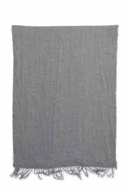 Front view of Primark women’s grey acrylic shawl/wrap