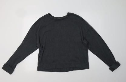 Additional front view of Primark women’s grey polyester pullover sweatshirt, size L