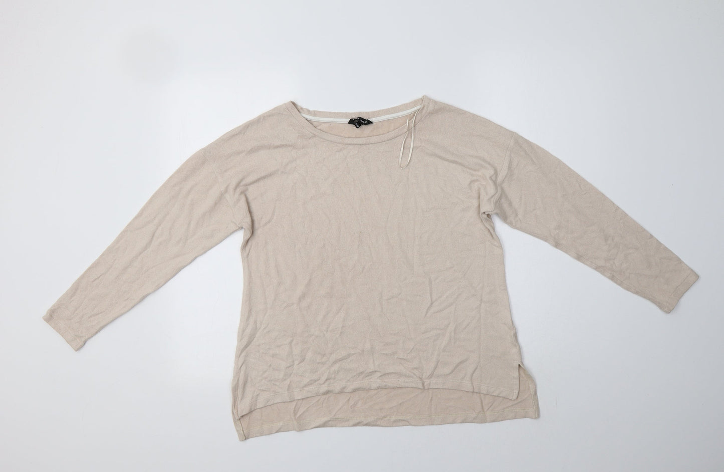 Womens UK Size 12 Peacocs Beige Pullover Jumper
