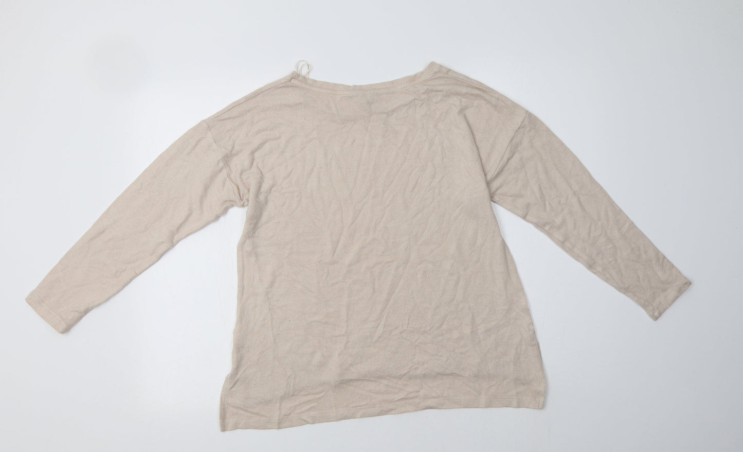 Womens UK Size 12 Peacocs Beige Pullover Jumper