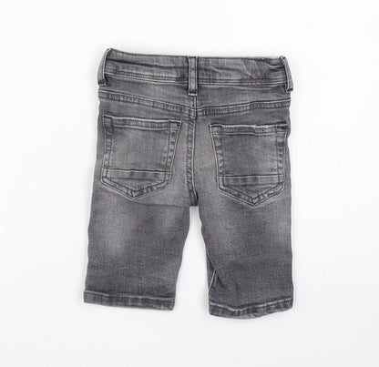 Denim Co Boys Grey  Cotton Cropped Jeans Size 18-24 Months