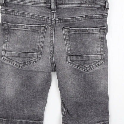 Denim Co Boys Grey  Cotton Cropped Jeans Size 18-24 Months
