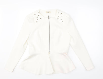 Womens UK Size 10 Love Label White Jacket