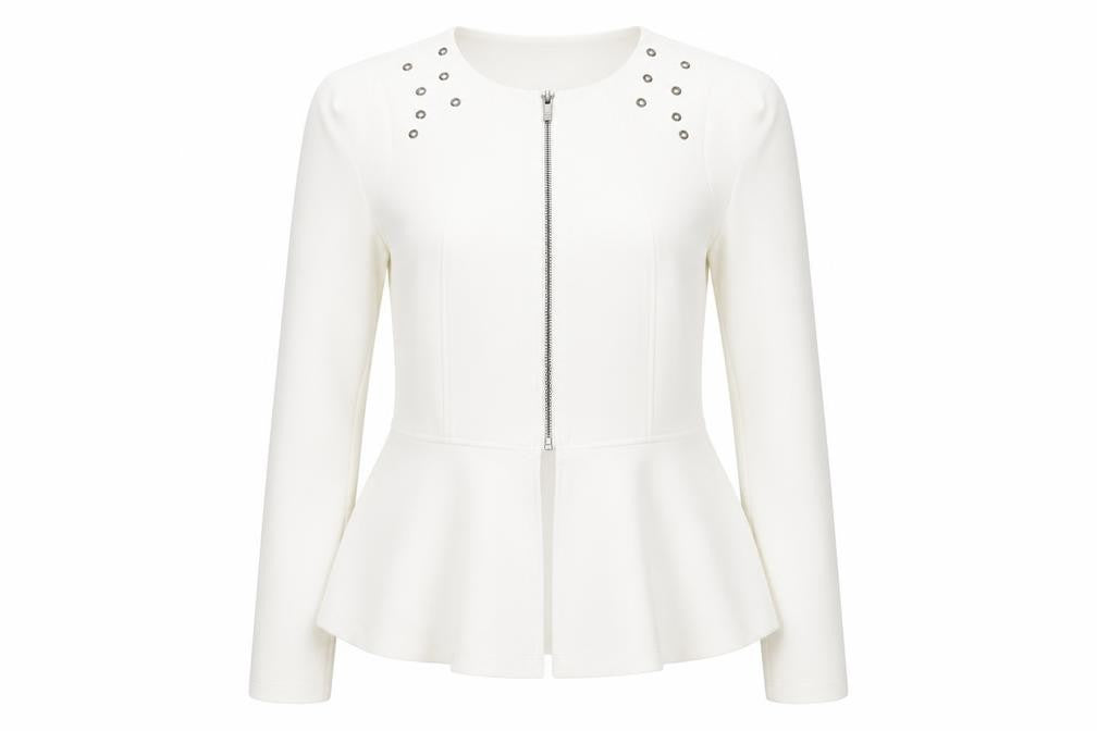 Womens UK Size 10 Love Label White Jacket