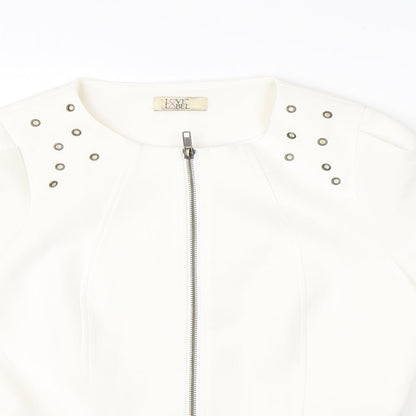 Womens UK Size 10 Love Label White Jacket