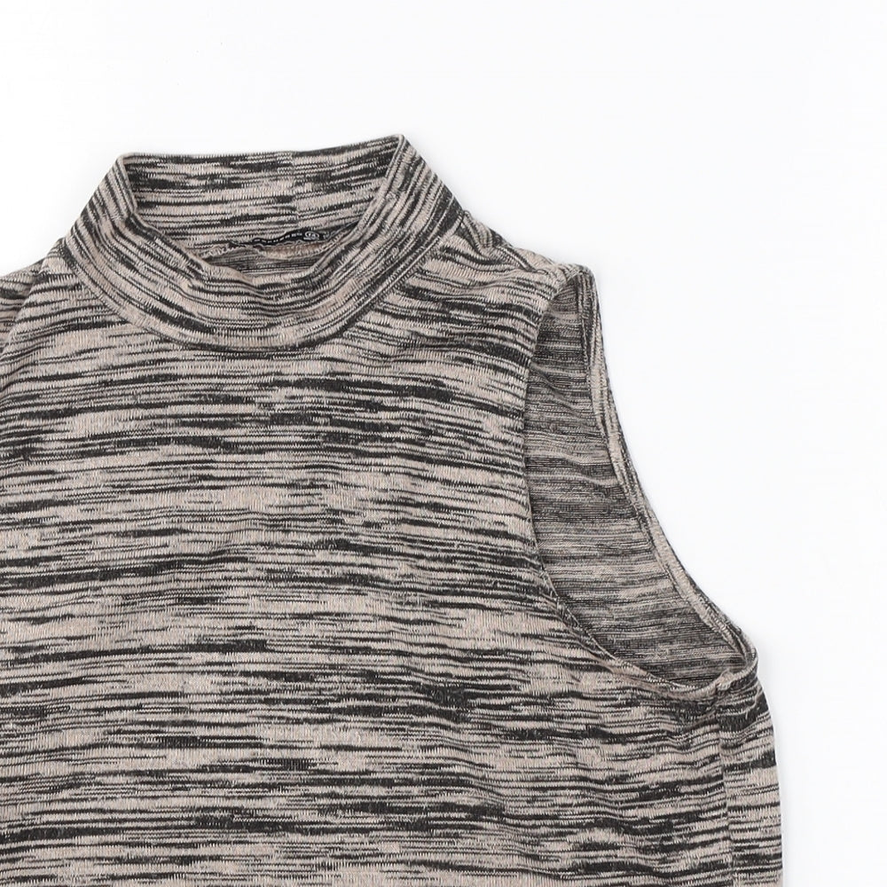 Womens UK Size 14 Atmosphere Brown Basic Tank