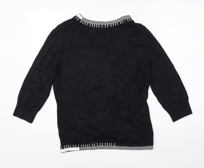 Womens UK Size 12 Per Una Blue Cape Jumper