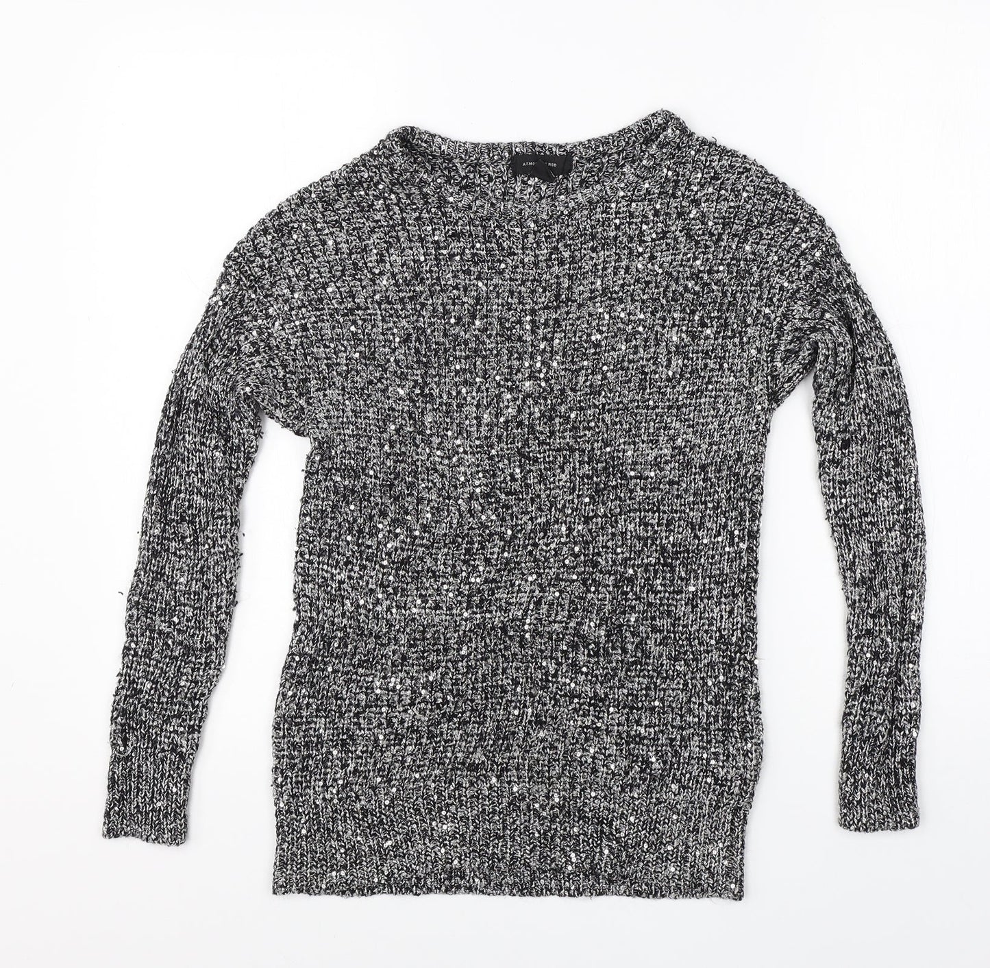 Womens UK Size 10 Atmoshpere Grey Pullover Jumper