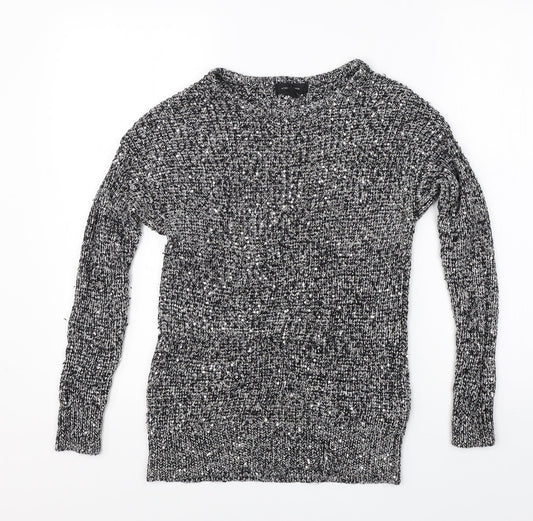 Womens UK Size 10 Atmoshpere Grey Pullover Jumper