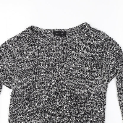 Womens UK Size 10 Atmoshpere Grey Pullover Jumper