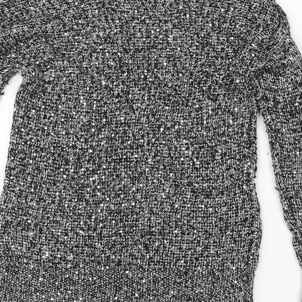 Womens UK Size 10 Atmoshpere Grey Pullover Jumper