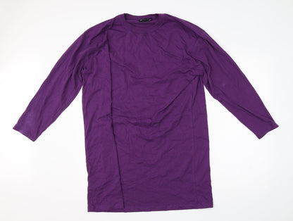 ASOS Womens Purple  Cotton  Pyjama Top Size 8