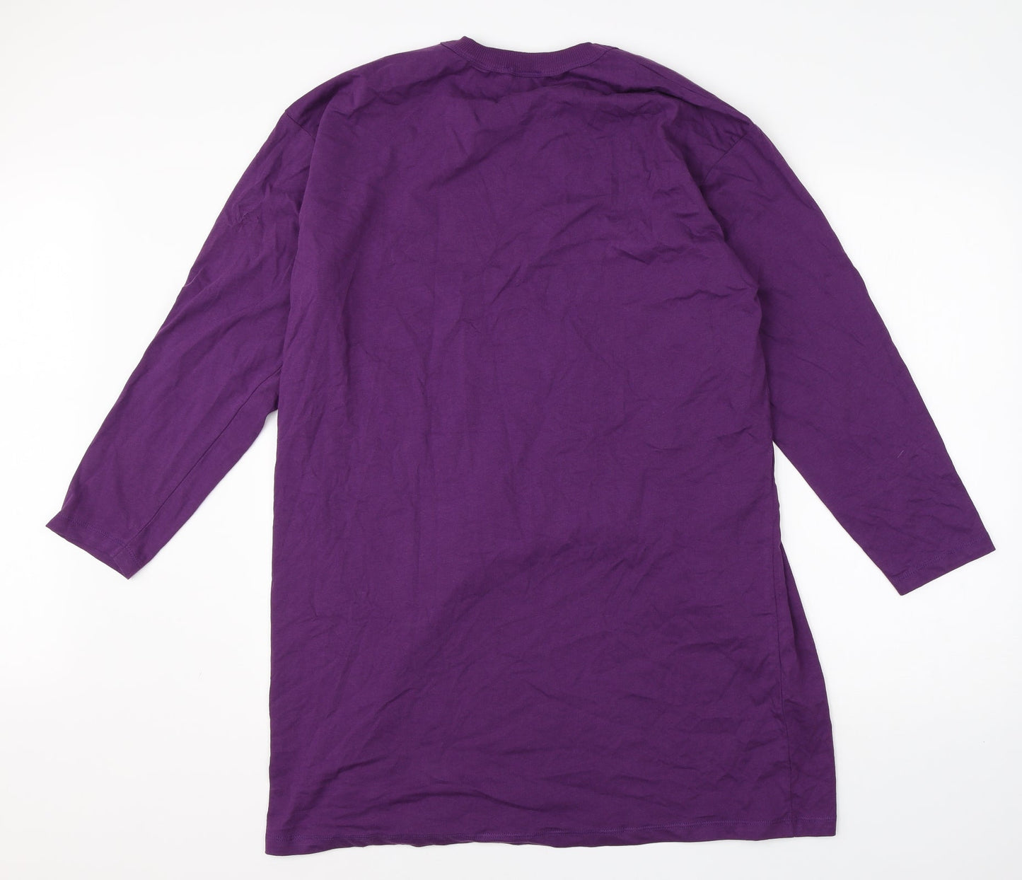 ASOS Womens Purple  Cotton  Pyjama Top Size 8
