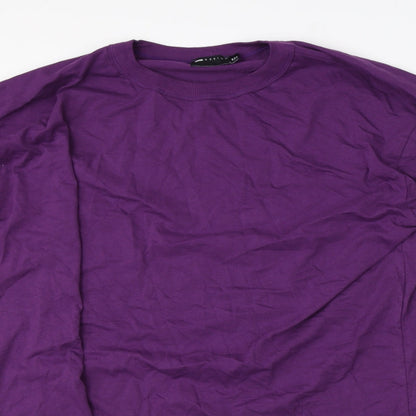 ASOS Womens Purple  Cotton  Pyjama Top Size 8