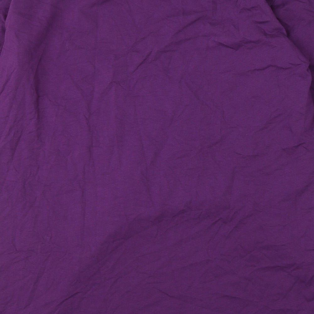 ASOS Womens Purple  Cotton  Pyjama Top Size 8