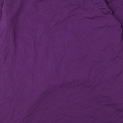 ASOS Womens Purple  Cotton  Pyjama Top Size 8