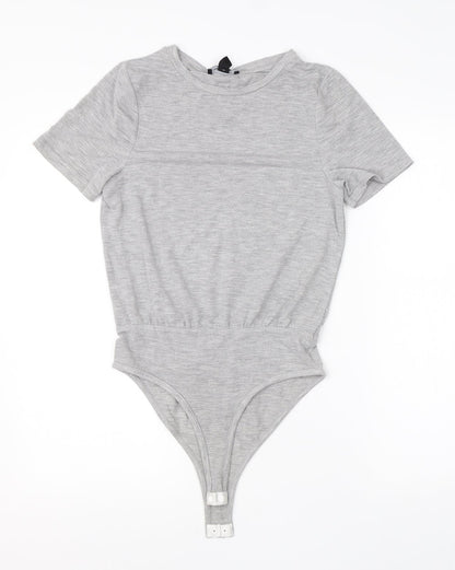 New Look Womens Grey  Cotton Romper One-Piece Size 8