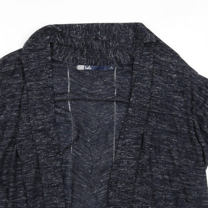 Womens UK Size M Isle Blue Cardigan Jumper
