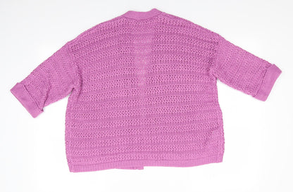 Womens UK Size M NEXT Pink Cardigan Jumper