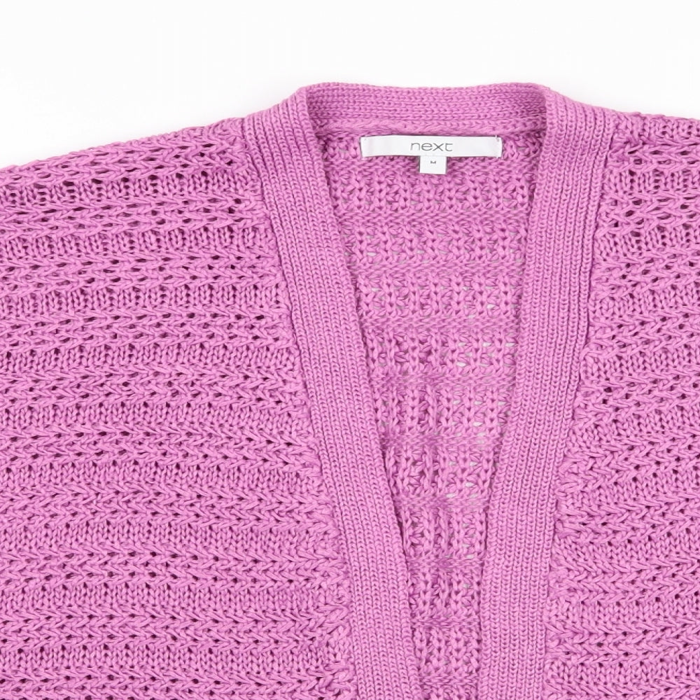 Womens UK Size M NEXT Pink Cardigan Jumper