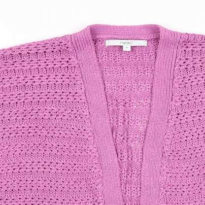 Womens UK Size M NEXT Pink Cardigan Jumper