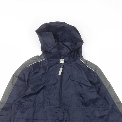 back to school Boys Blue   Rain Coat Coat Size S