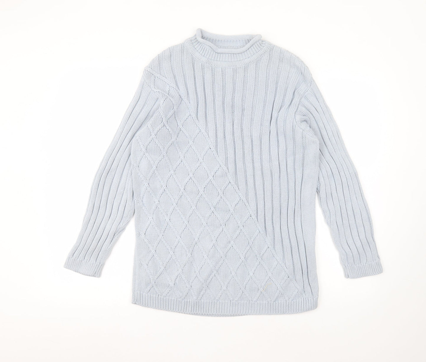 Womens UK Size 10 Olsen Blue Pullover Jumper