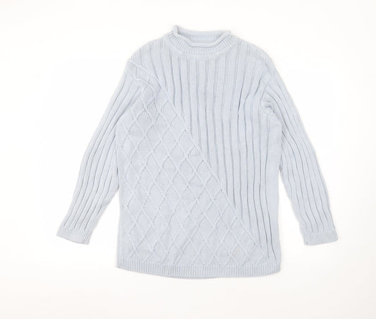 Womens UK Size 10 Olsen Blue Pullover Jumper
