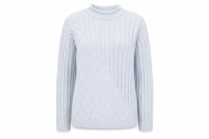 Womens UK Size 10 Olsen Blue Pullover Jumper